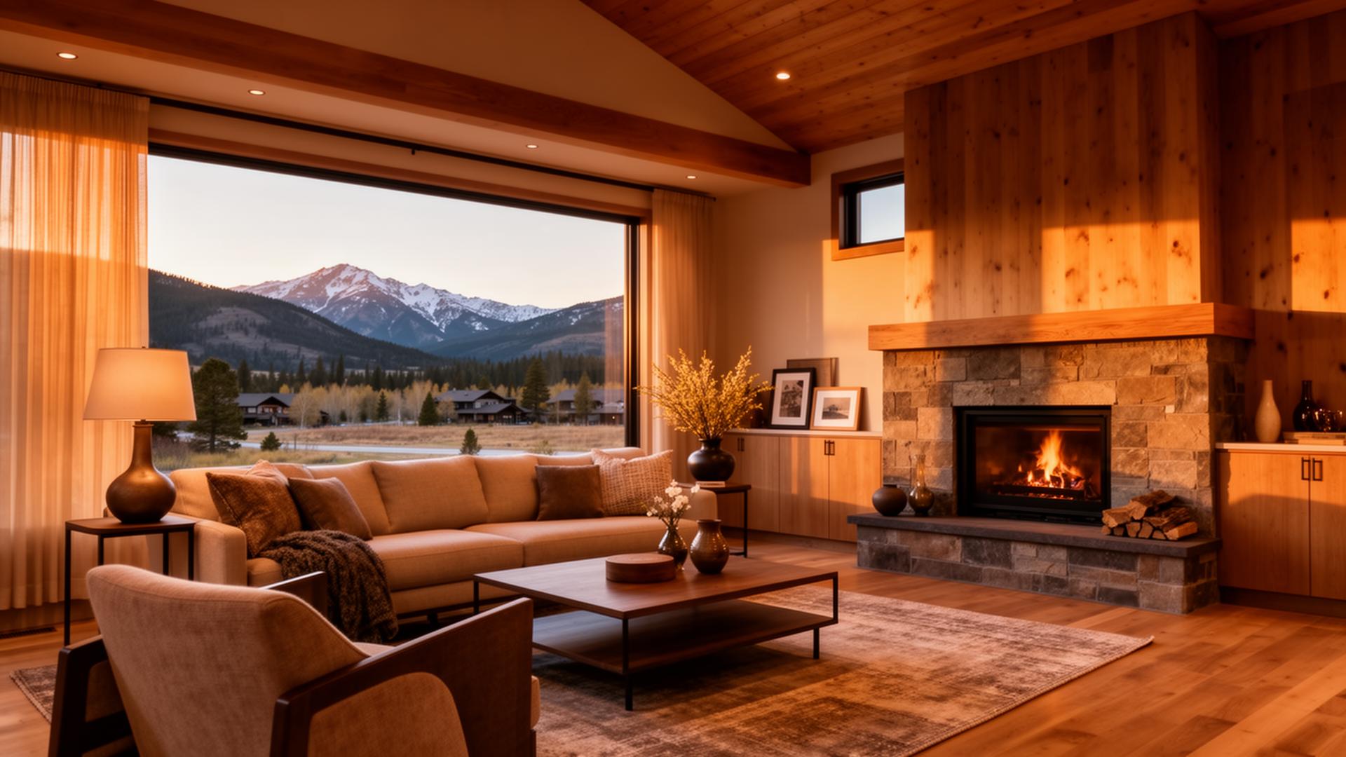 Cozy Colorado home interior